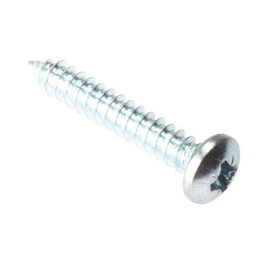 Self Tapping Screw Gauge 10 x 1" Pozi Pan Head - A4 Stainless Steel