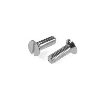 M5 x 16mm Countersunk Machine Screw - A4 Stainless Steel - Slotted Head