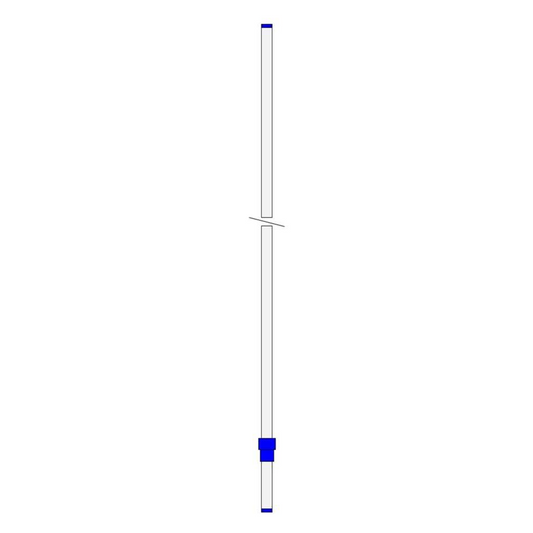 Laser® / ILCA Holt Replacement Silver Anodised Upper/Top Mast Section