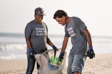 Who collects the plastic?